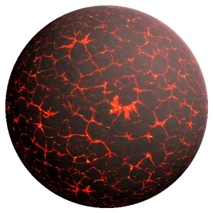 A molten volcanic world